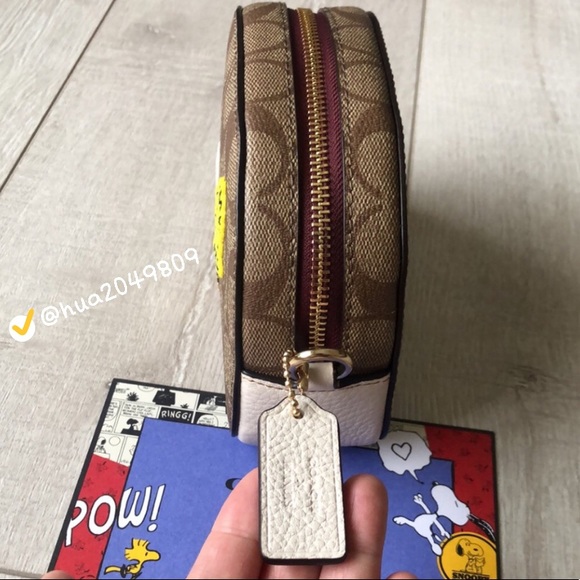 Coach X Peanuts Mini Satchel With Varsity Patches - Picture 11 of 13